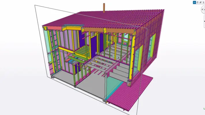 Image from Nurmenuku gallery. Timber Structure building.